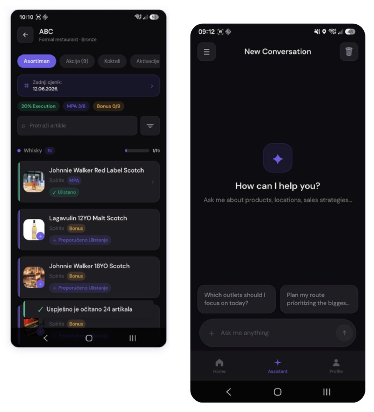 Delta DMD — AI-first field sales for a spirits & wine portfolio