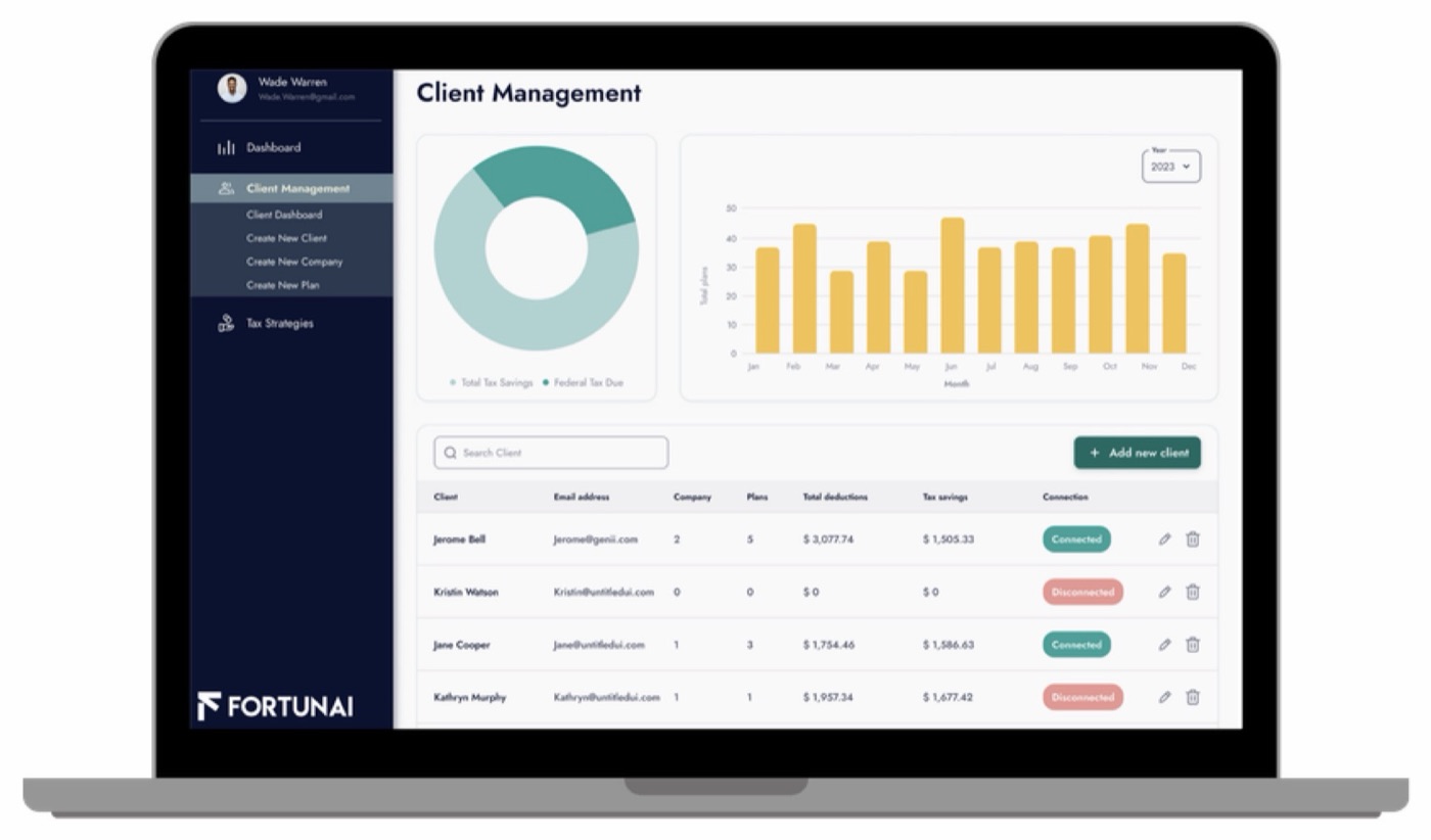 FortunAI — AI-driven tax optimisation for CPA firms